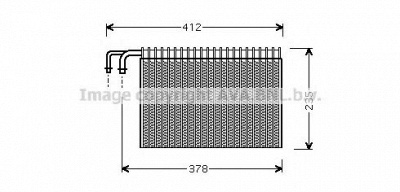 AVA QUALITY COOLING bwv269 -  Испаритель, кондиционер